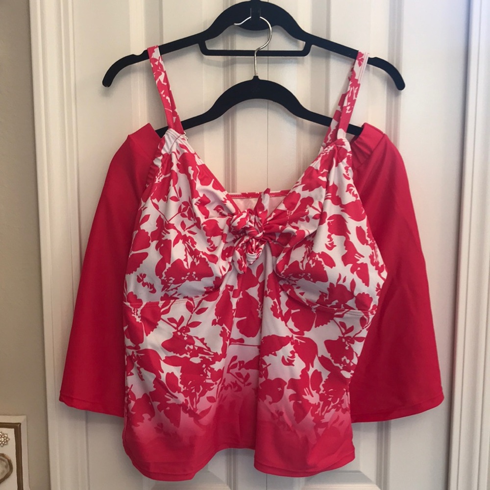 2 piece Fuschia Pink Tankini